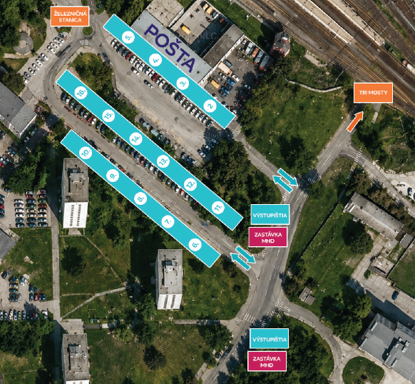 Dočasné miesto - autobusová stanica NZ