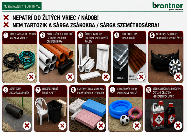 Nepatrí do&nbsp;žltých vriec