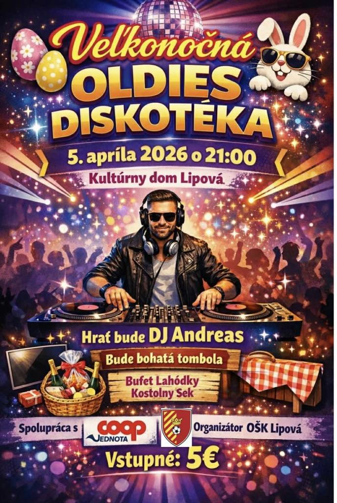 Veľkonočná oldies diskotéka